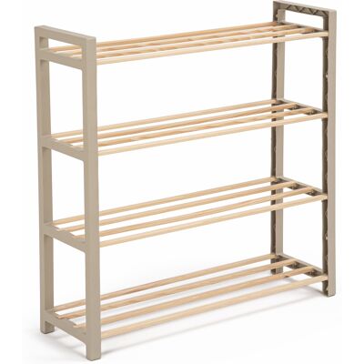 Altri Scarpiera 4 Ripiani in Legno - Organizer Scarpe Altri Scarpiera 4 Ripiani in Legno - Organizer Scarpe