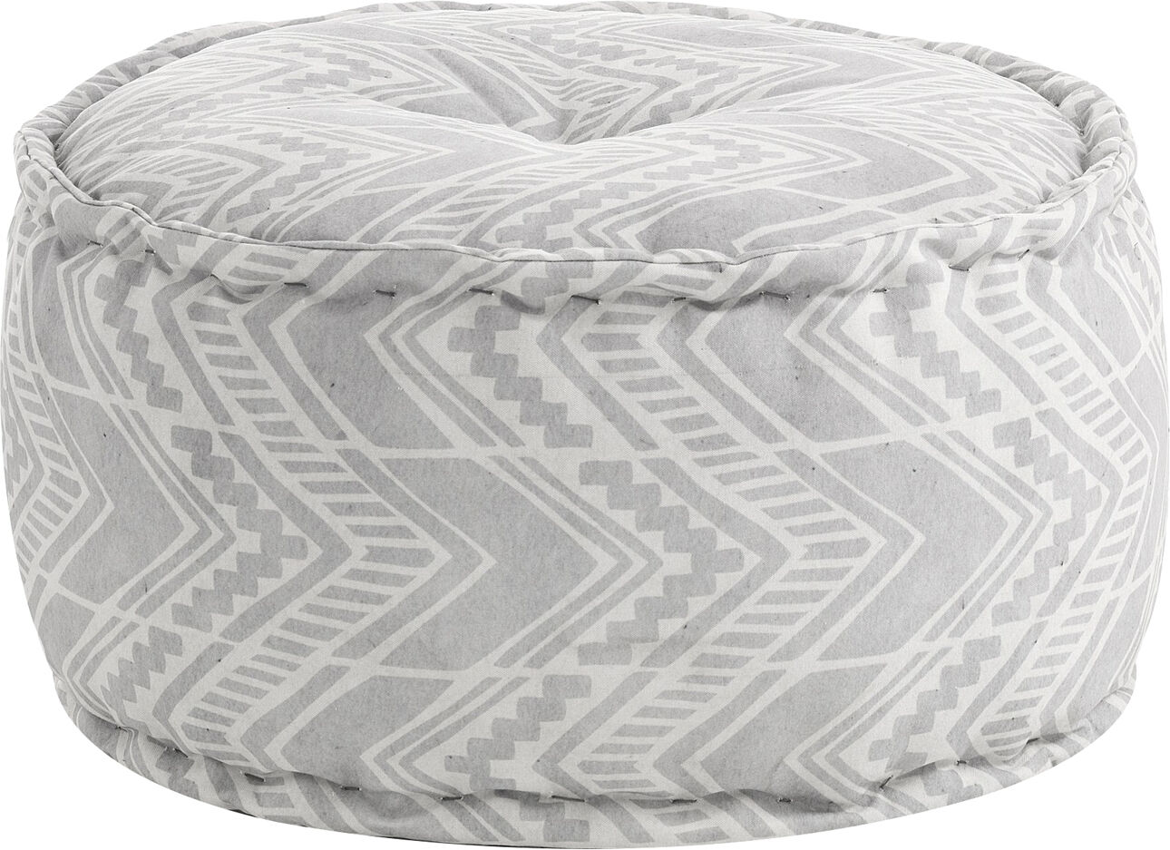 OresteLuchetta Pouf da giardino 60x30x60 cm grigio