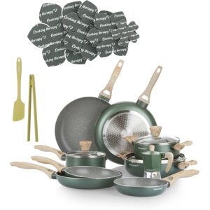 KASANOVA - Cooking Therapy - 18-piece - Set di pentole e padelle KASANOVA - Cooking Therapy - 18-piece - Set di pentole e padelle
