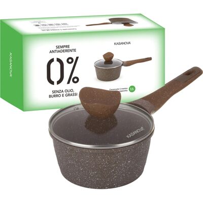 Casseruola antiaderente Kasanova 16cm con Coperchio Casseruola antiaderente Kasanova 16cm con Coperchio