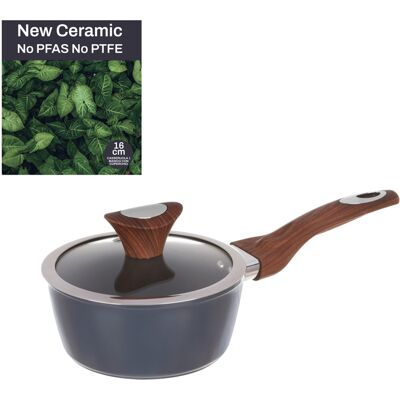 KASANOVA Casseruola in ceramica 16cm - Antiaderente, Induzione KASANOVA Casseruola in ceramica 16cm - Antiaderente, Induzione