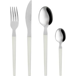 Altri Brand Set 24 posate in acciaio manico bianco Diletta - Cutlery Set Altri Brand Set 24 posate in acciaio manico bianco Diletta - Cutlery Set