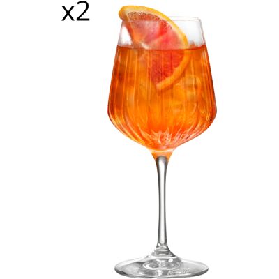 RCR Set 2 calici Spritz Cristalleria Italiana RCR Set 2 calici Spritz Cristalleria Italiana