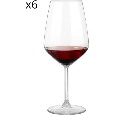 Pasabahce Set 6 calici vino rosso in vetro Allegra Pasabahce Set 6 calici vino rosso in vetro Allegra