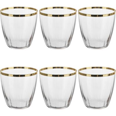 Altri Brand Shine Set 6 Bicchieri acqua verde - Vetro Altri Brand Shine Set 6 Bicchieri acqua verde - Vetro