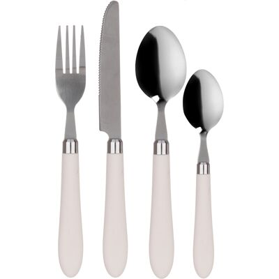 KASANOVA Set 24 posate acciaio Smooth Bianco KASANOVA Set 24 posate acciaio Smooth Bianco