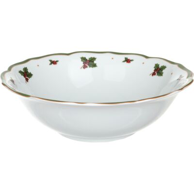 KASANOVA Insalatiera di Natale 23x7,5cm bordo verde KASANOVA Insalatiera di Natale 23x7,5cm bordo verde