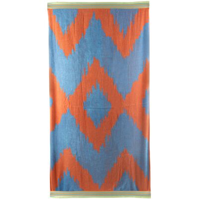 KASANOVA Telo mare Jaquard zig zag 90x165 cm KASANOVA Telo mare Jaquard zig zag 90x165 cm