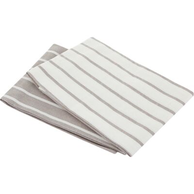 KASANOVA Set 2 strofinacci 50x70 cm cotone tinto filo righe KASANOVA Set 2 strofinacci 50x70 cm cotone tinto filo righe