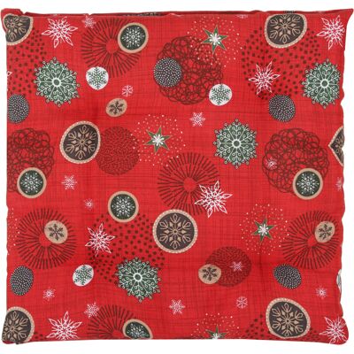 KASANOVA Set 4 cuscini sedia natalizi neve KASANOVA Set 4 cuscini sedia natalizi neve