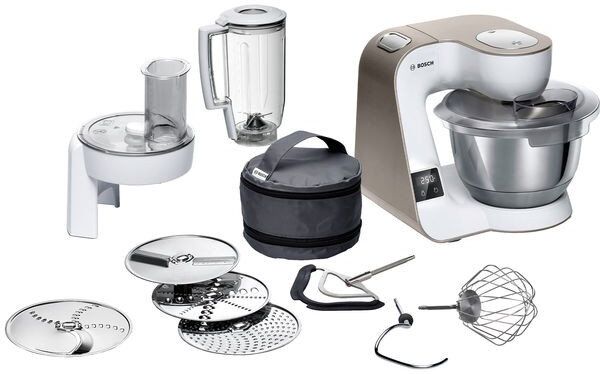 Bosch impastatrice 1000w 3,9l c/accessoriianco gold inox MUM5XW20 Incasso Elettrodomestici