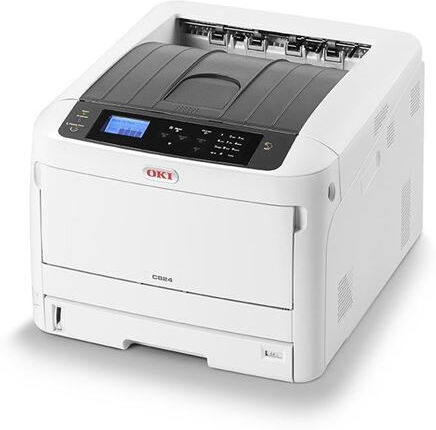 oki c824dn stampante a colori digital led in formato a3/a4, 26ppm a colori/bn stampanti - plotter - multifunzioni informatica