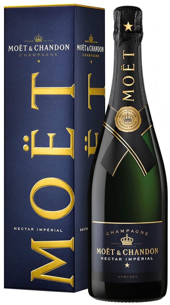 Moët & Chandon Champagne Demi-Sec AOC Nectar Imperiál Moët & Chandon 0,75 ℓ, Astucciato