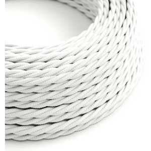 Perenz 1mt cavo elettrico a treccia  3x0,75mm colore bianco