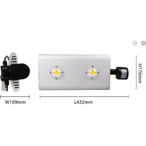 Aigostar LED SENSOR FLOOD LAMP 100W COB 4000K 9000lm AC230V L432*W109*H176mm