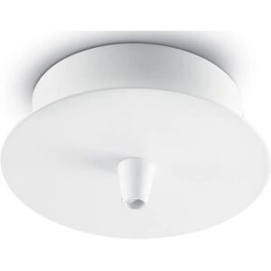 Ideallux rosone standard 1 luce bianco