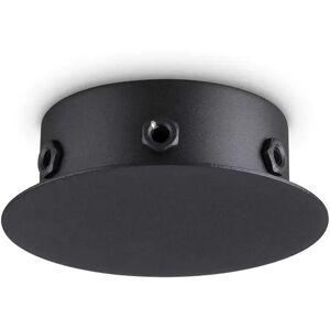 Ideallux rosone magnetico 6 luci nero