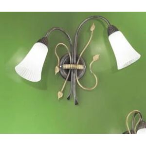 Sforzin Illuminazione Salice Bianco Applique 2 Luci