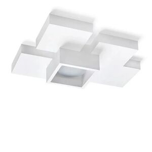 Sforzin Illuminazione Lampada A Soffitto, Parete In Gesso Side Cubo 1 Luce Gx5,3 T291