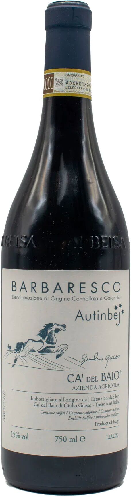 Barbaresco Ca' Del Baio Autinbej 2020