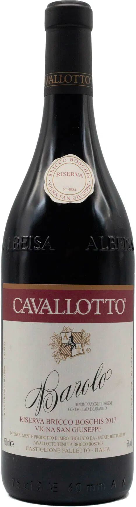 Barolo Cavallotto Riserva 'Bricco Boschis Vigna San Giuseppe' 2017