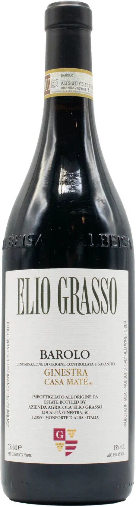 Barolo Elio Grasso Ginestra Casa Mate' 2020