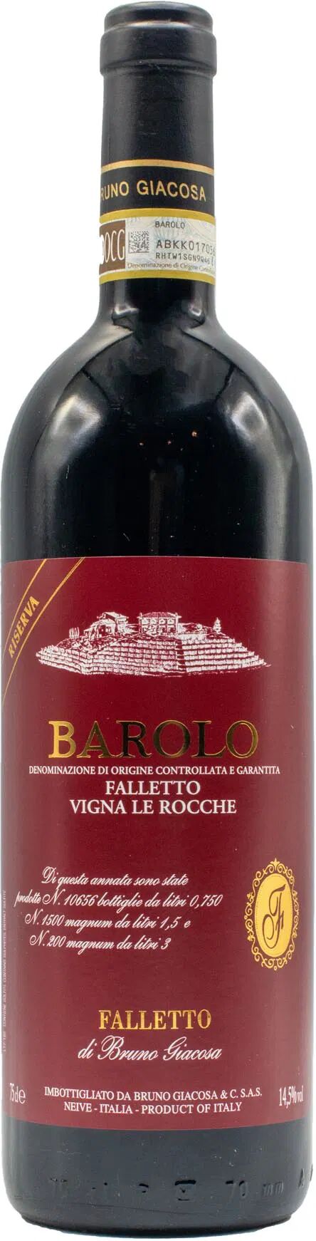 Bruno Giacosa Barolo Giacosa 'Falletto' Vigna Le Rocche Riserva 2014