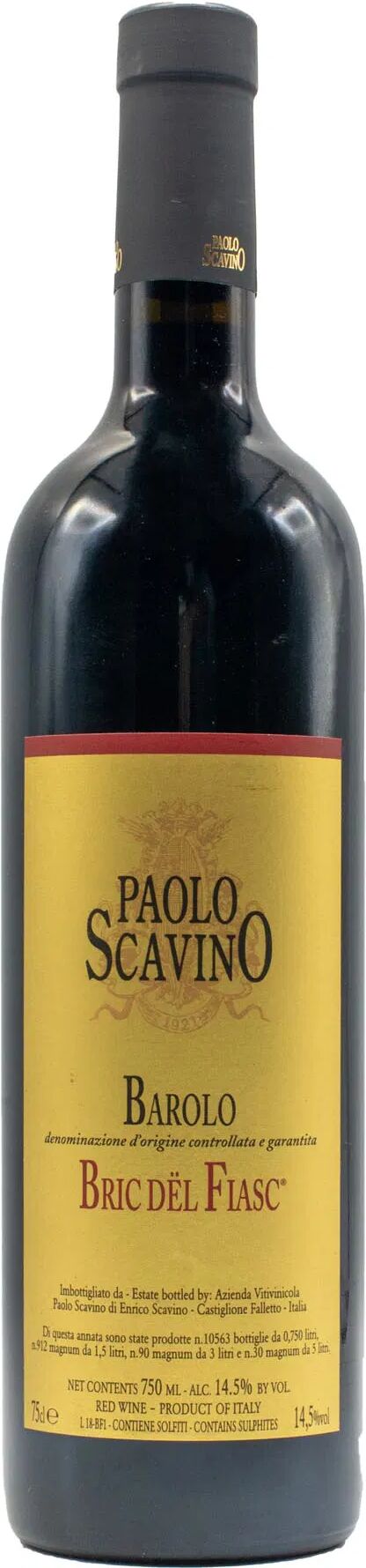 Scavino Paolo Barolo Scavino Bric Del Fiasc 2020