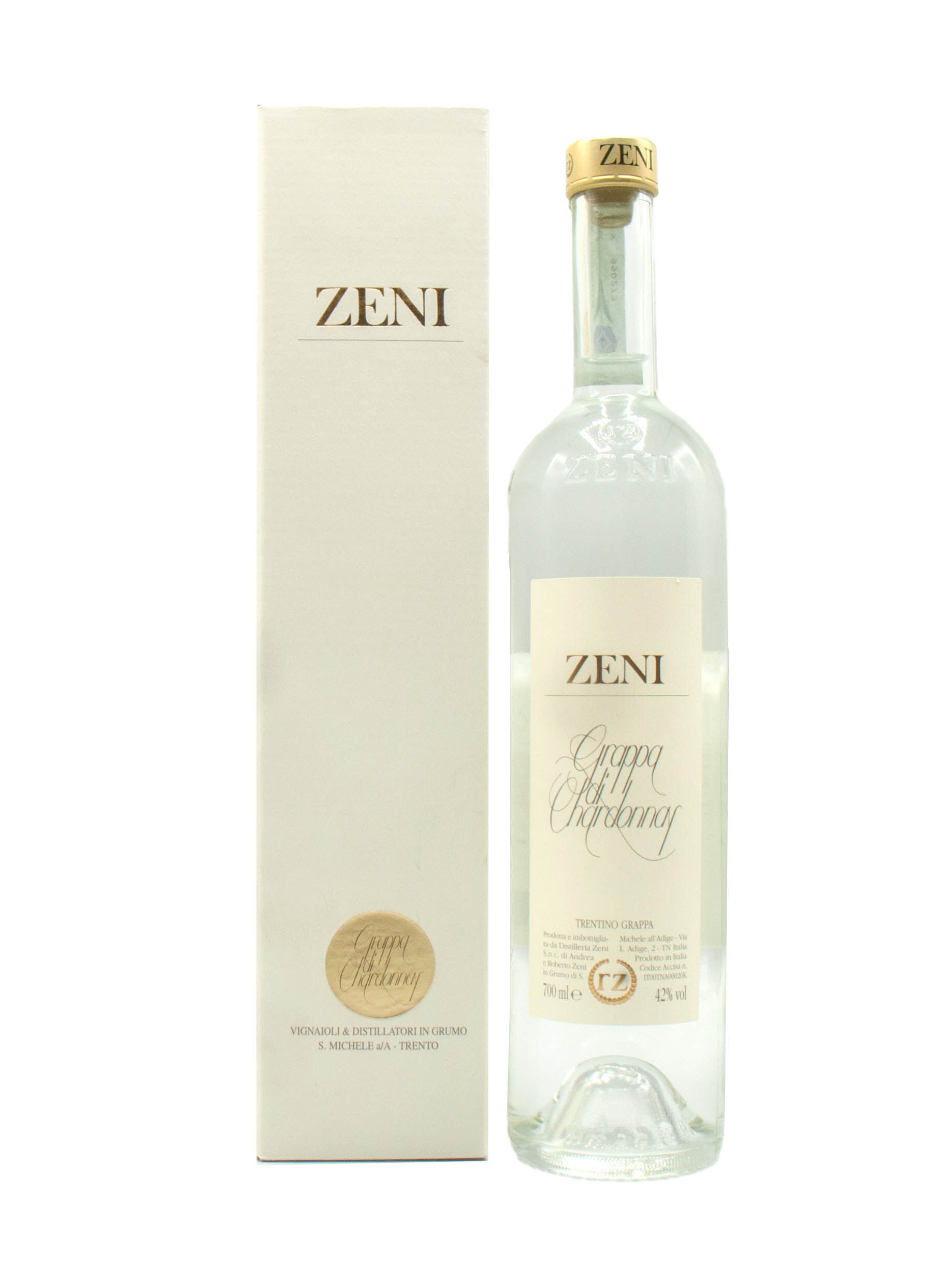 Distilleria Zeni Grappa Zeni Chardonnay