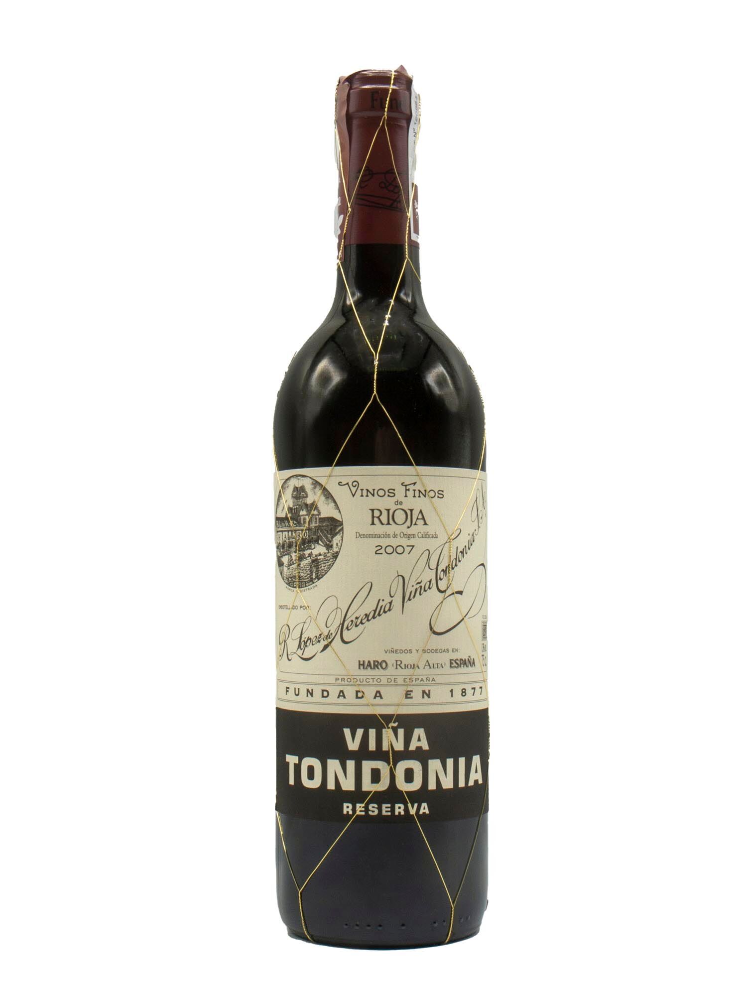 Vina Tondonia Lopez De Heredia Rioja Reserva 2012