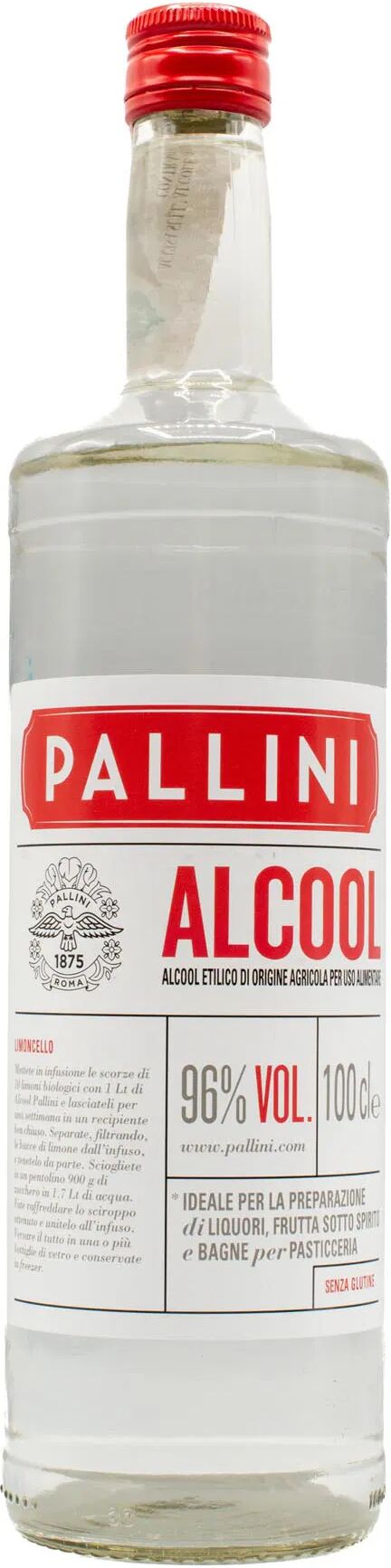 Pallini Liquori Alcool Etilico Puro 96% Pallini Litro