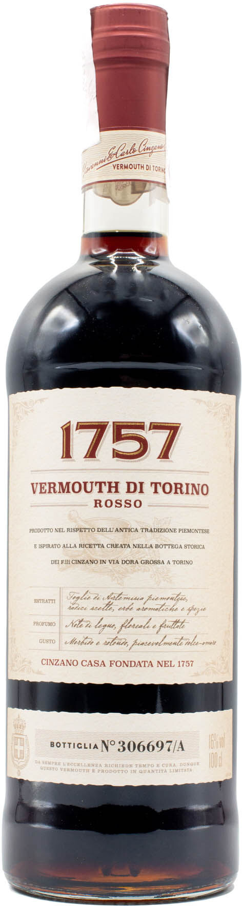 Campari Vermouth Di Torino Rosso Cinzano 1757