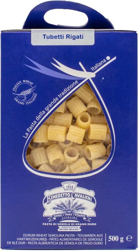 Pasta Benedetto Cavalieri Tubetti Rigati Gr 500