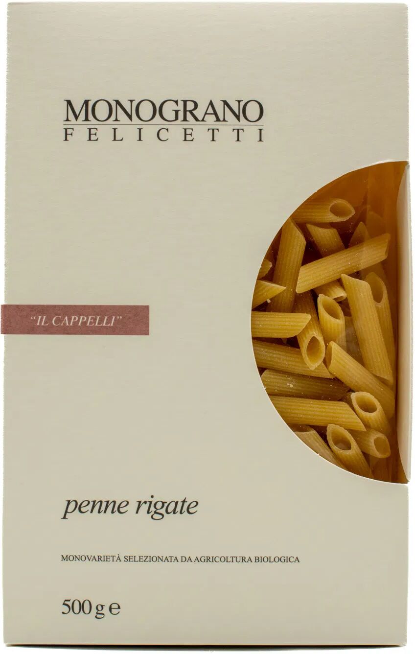 Pastificio Felicetti Pasta Felicetti Penne Rigate Monograno Cappelli Gr 500