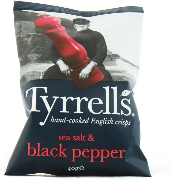 Tyrrell's Patatine Sea Salt & Black Pepper Gr 150