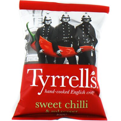 Tyrrell's Patatine Sweet Chilli E Red Pepper Gr 40 Tyrrell's Patatine Sweet Chilli E Red Pepper Gr 40
