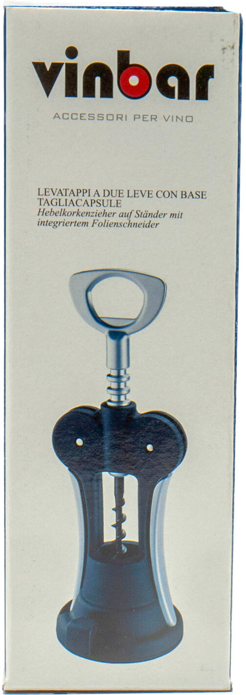 Schonhuber Cavatappi A Due Leve Con Base Tagliacapsule Vinbar Schonhuber Cavatappi A Due Leve Con Base Tagliacapsule Vinbar