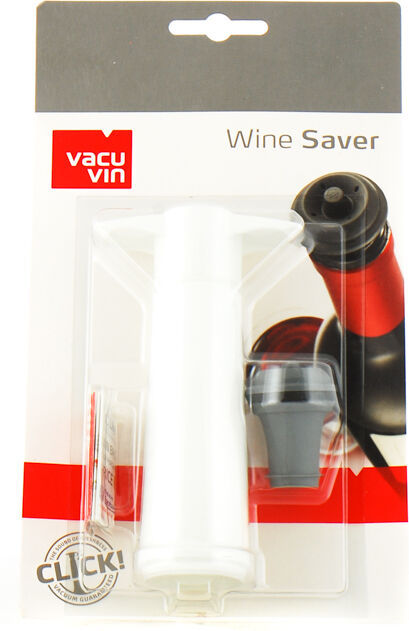 Vacuvin Pompa Aspira Aria Con 1 Tappo Per Vino Vacuvin Vacuvin Pompa Aspira Aria Con 1 Tappo Per Vino Vacuvin