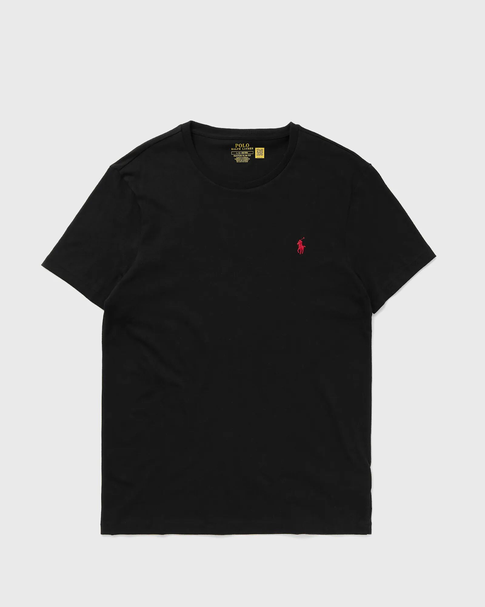 Polo Ralph Lauren Custom Slim Fit TEE men Shortsleeves black in taglia:L