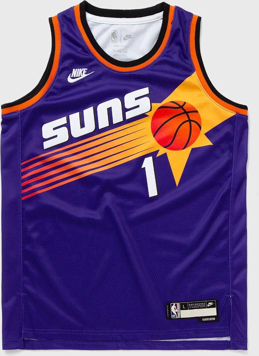 Nike BOYS HWC SWINGMAN JERSEY-PHOENIX SUNS-BOOKER DEVIN #1 Jerseys & Team Gear purple in taglia:18-20 Y