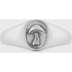 Serge DeNimes Silver Mushroom Ring men Jewellery silver in taglia:63 MM