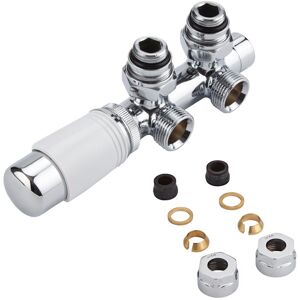 HudsonReed Valvole a Squadra Termostatiche per Radiatori 3/4” con Adattatori Ø14mm Rame HudsonReed Valvole a Squadra Termostatiche per Radiatori 3/4” con Adattatori Ø14mm Rame