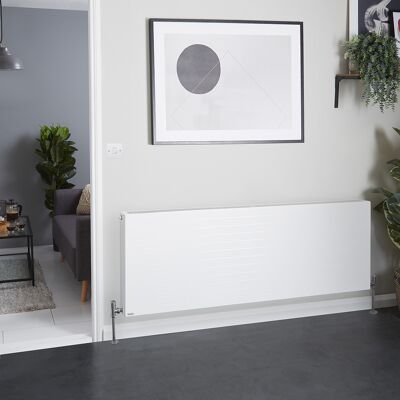 HudsonReed Radiatore Convettore Orizzontale a Pannello Doppio - Bianco - 600 x 1600mm - Stelrad Vita Deco di Hudson Reed HudsonReed Radiatore Convettore Orizzontale a Pannello Doppio - Bianco - 600 x 1600mm - Stelrad Vita Deco di Hudson Reed