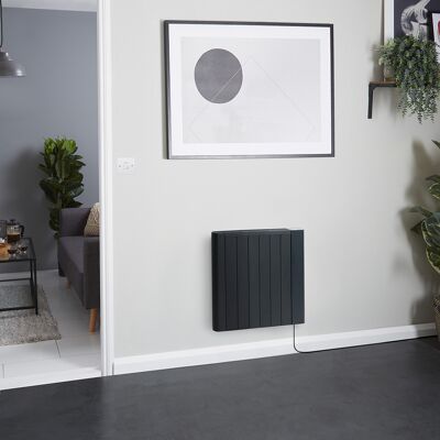 HudsonReed Radiatore Elettrico a Secco - Nero - 1200W - con Presa Elettrica - 533 mm x 733 mm - Virtus - ECOSO by Hudson Reed HudsonReed Radiatore Elettrico a Secco - Nero - 1200W - con Presa Elettrica - 533 mm x 733 mm - Virtus - ECOSO by Hudson Reed