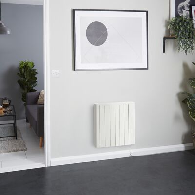 HudsonReed Radiatore Elettrico Secco Bianco 1200W 533x733mm - Con presa - Virtus HudsonReed Radiatore Elettrico Secco Bianco 1200W 533x733mm - Con presa - Virtus