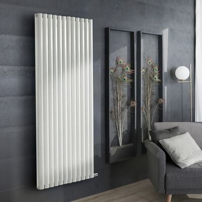 HudsonReed Termoarredo Elettrico a Secco in Alluminio 1784x708mm Doppio Pannello Bianco senza Termostato - Revive Ardus by Hudson Reed HudsonReed Termoarredo Elettrico a Secco in Alluminio 1784x708mm Doppio Pannello Bianco senza Termostato - Revive Ardus by Hudson Reed