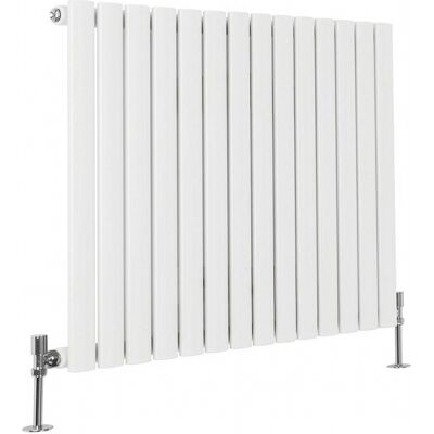 HudsonReed Radiatore di Design Orizzontale (Pannello Singolo) - 595mm x 826mm - Bianco - Sterling Quinn by Hudson Reed HudsonReed Radiatore di Design Orizzontale (Pannello Singolo) - 595mm x 826mm - Bianco - Sterling Quinn by Hudson Reed