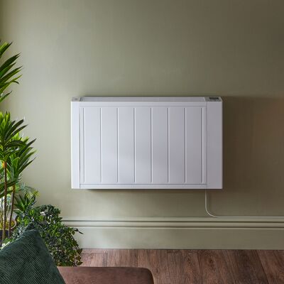 HudsonReed Radiatore Elettrico Inerzia Ceramica Cablato Bianco 2000W 486x835mm - Calore costante - Lex HudsonReed Radiatore Elettrico Inerzia Ceramica Cablato Bianco 2000W 486x835mm - Calore costante - Lex