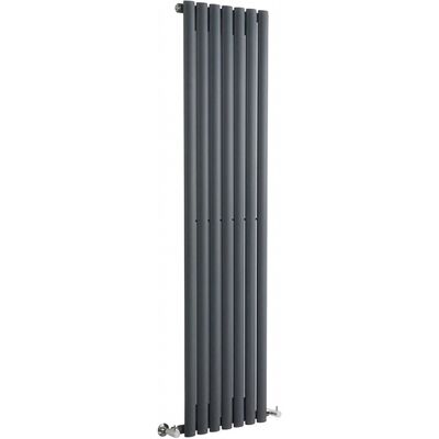HudsonReed Radiatore di Design Verticale (Pannello Singolo) - 1750mm x 413mm - Antracite - Sterling Quinn by Hudson Reed HudsonReed Radiatore di Design Verticale (Pannello Singolo) - 1750mm x 413mm - Antracite - Sterling Quinn by Hudson Reed
