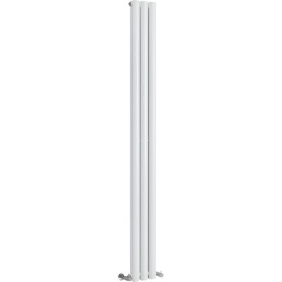 HudsonReed Radiatore di Design Verticale (Pannello Doppio) - 1750mm x 177mm - Bianco - Sterling Quinn by Hudson Reed HudsonReed Radiatore di Design Verticale (Pannello Doppio) - 1750mm x 177mm - Bianco - Sterling Quinn by Hudson Reed